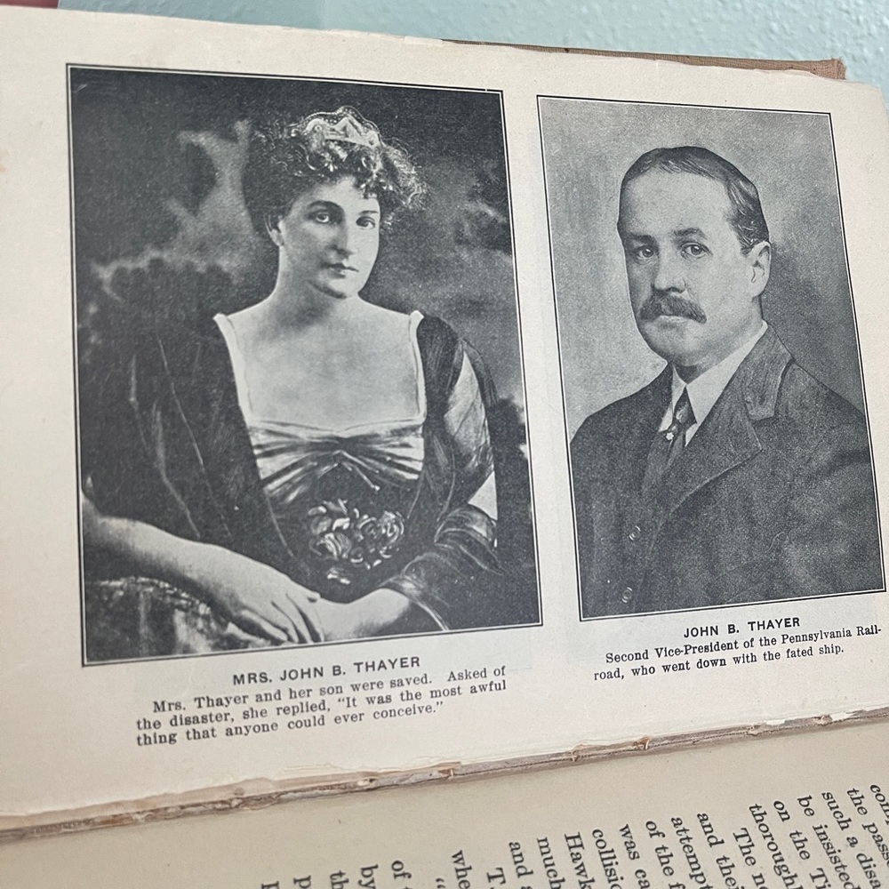 THE Sinking of the Titanic and Great Sea Disasters copyright 1912 - Picture 5 of 9